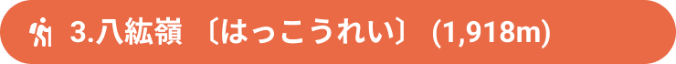 3.八紘嶺 〔はっこうれい〕 (1,918m)