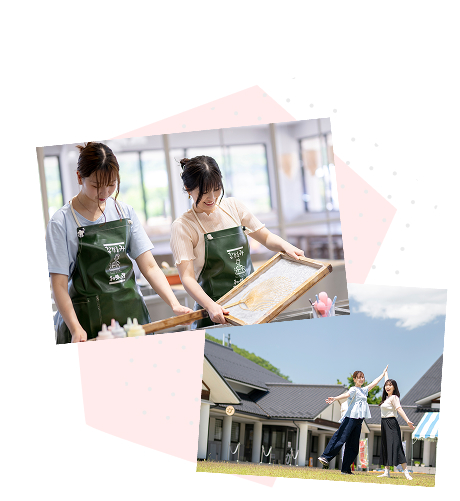 学ぶ、買う、体験する!のイメージ