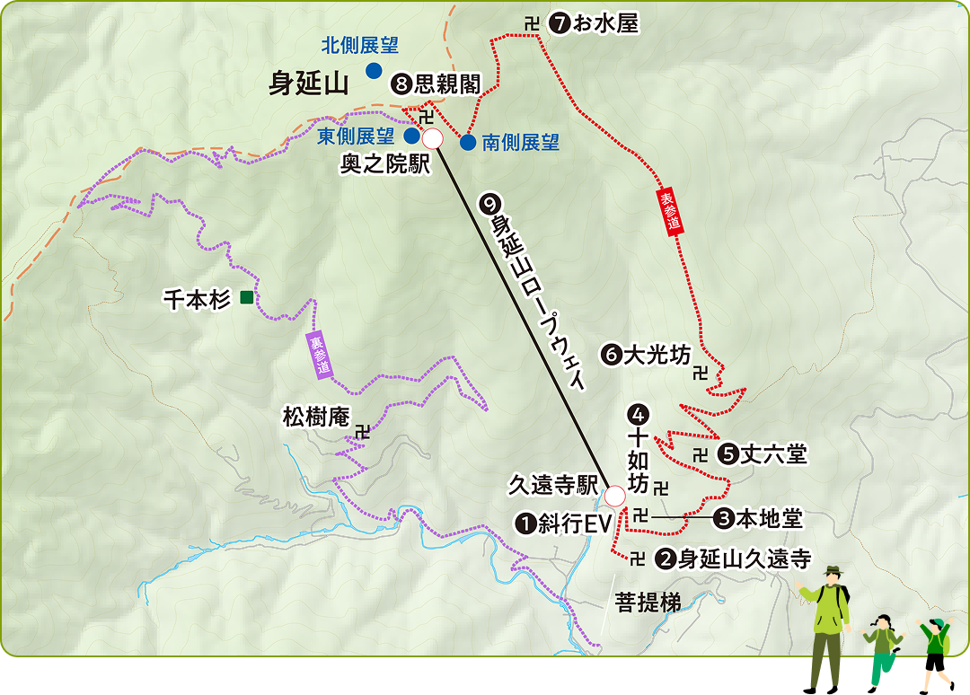 奥之院参道東コース(表参道)